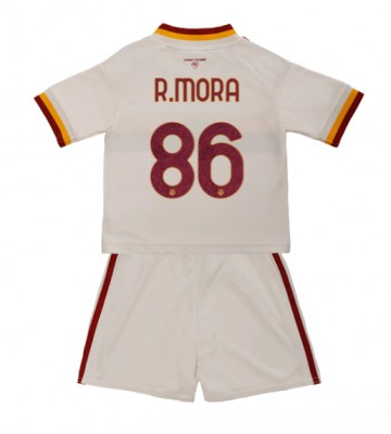AS Roma Rodrigo Mora #86 Udebanetrøje Børn 2026-27 Kortærmet (+ Korte bukser)